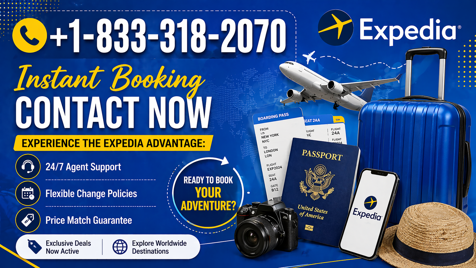 Official { Expedia } 24 Hours Call Customer Service {Number} | Detailed Guide to 24/7 Chat, Call & Email Support